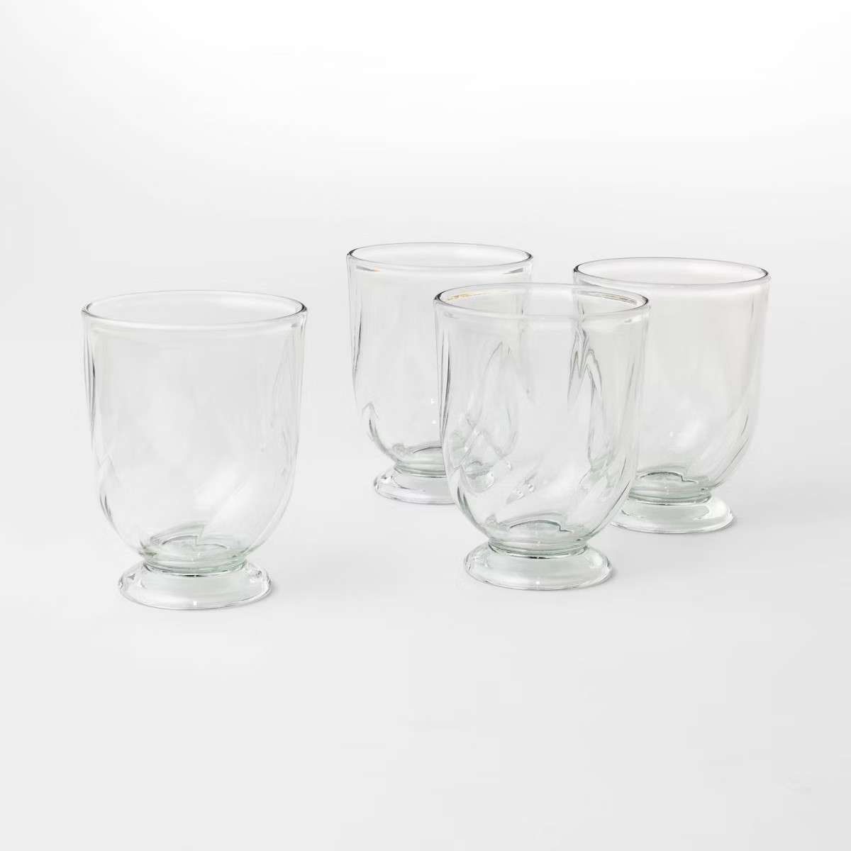 14oz 4pk Footed Goblets - Threshold™ designed with Studio McGee | Target