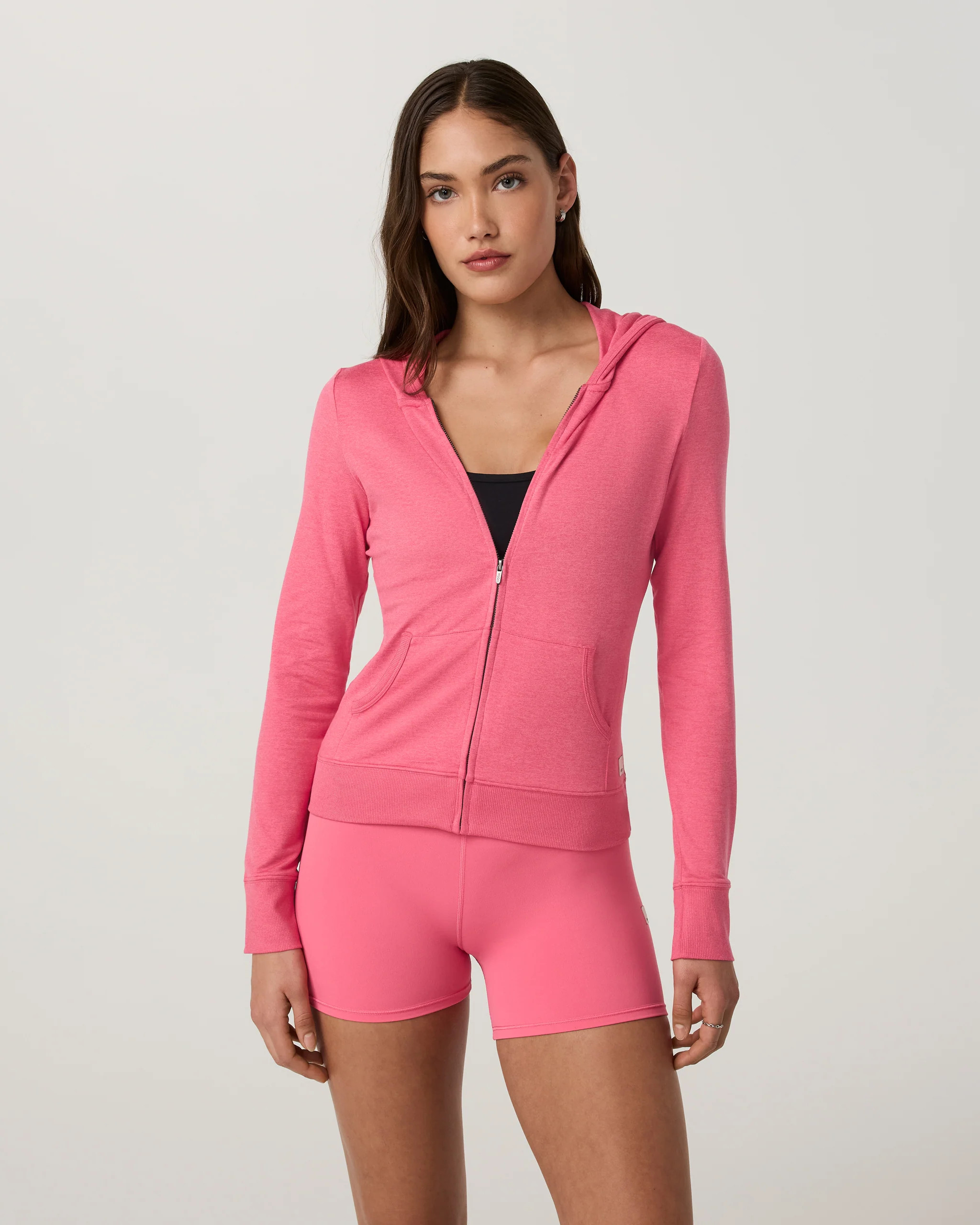 Halo Mini Full Zip Hoodie - Long | Vuori Clothing (US & Canada)