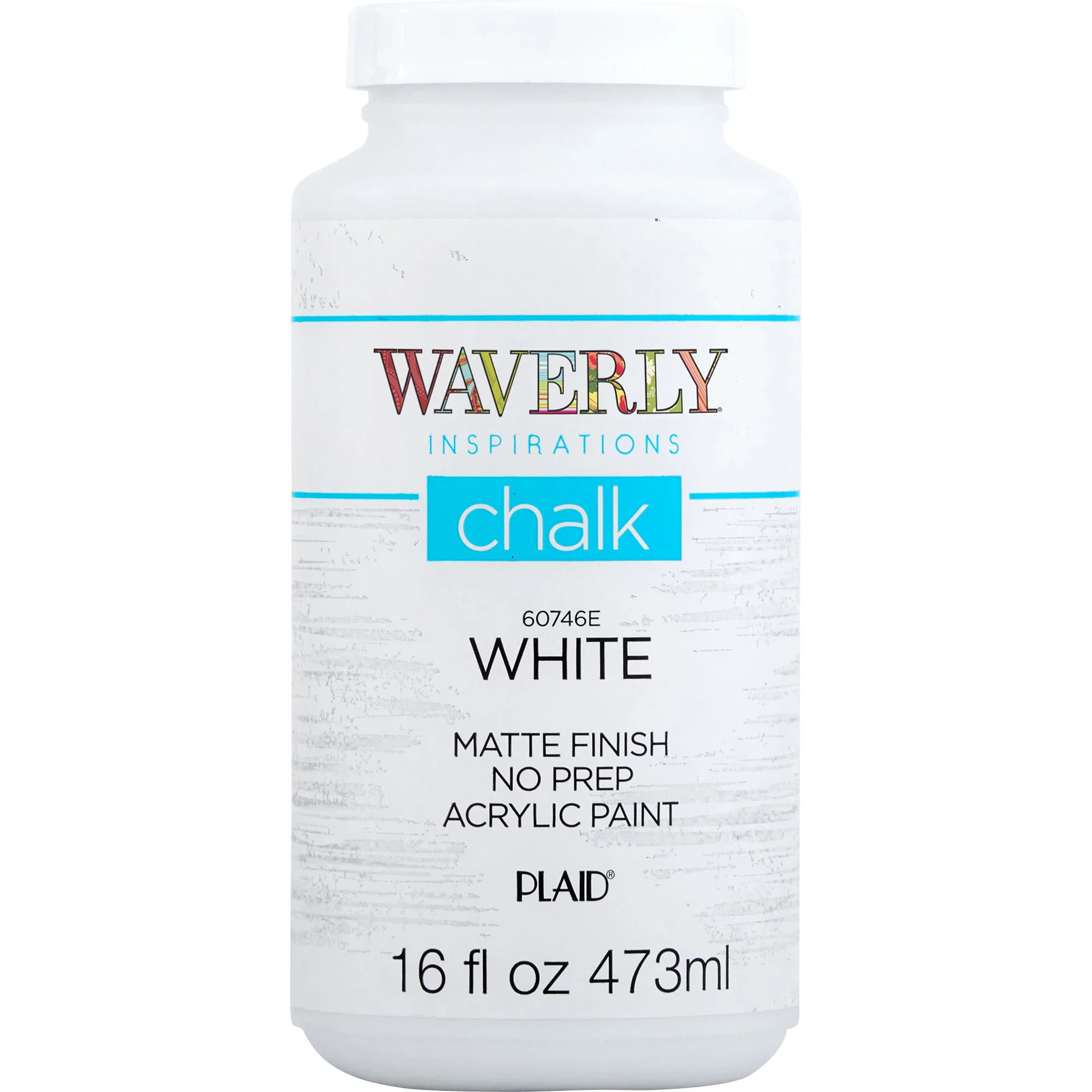 Waverly Inspirations 60746E Chalk Paint, Ultra Matte, White, 16 fl oz | Walmart (US)