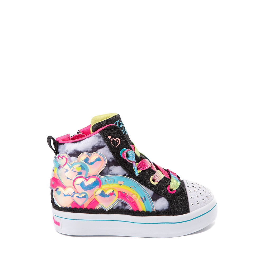 Skechers Twinkle Toes Twi-Lites Rainbow Burst Sneaker - Toddler - Black | Journeys