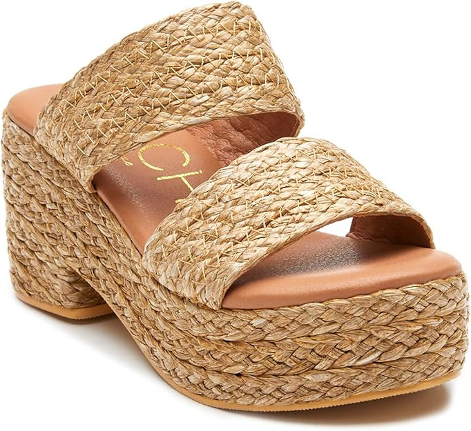Coconuts by Matisse Women's Ocean Ave Espadrille Platform Sandal Slide | Amazon (US)