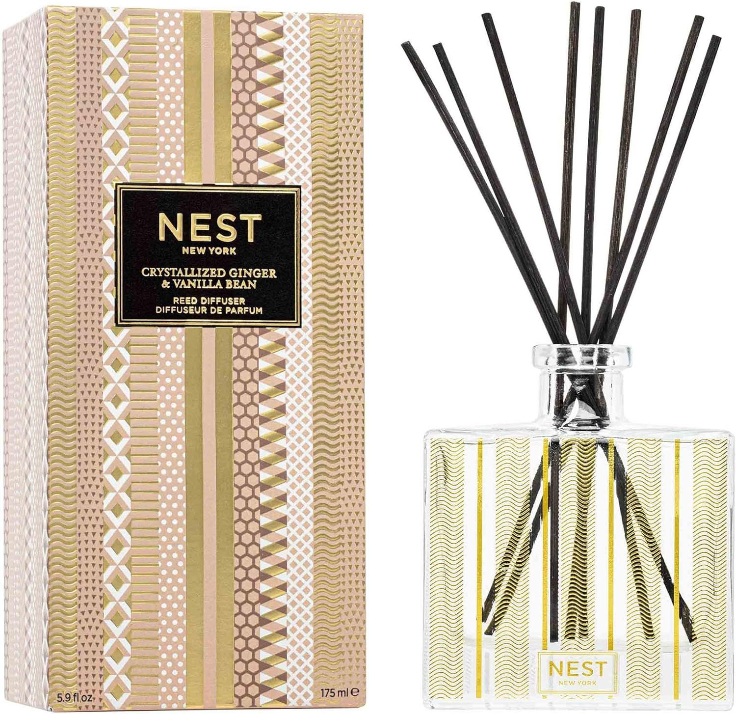 NEST Fragrances Crystallized Ginger & Vanilla Bean Reed Diffuser | Amazon (US)