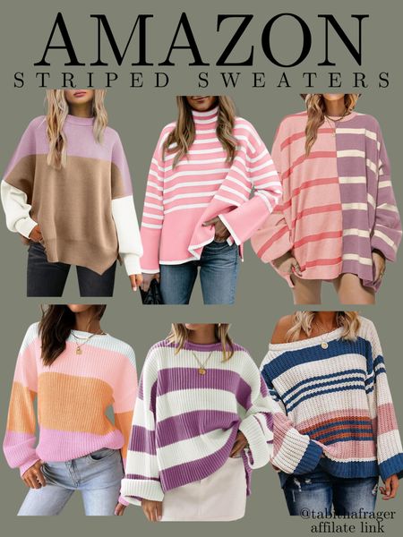 Striped sweater. Amazon sweaters  

#LTKworkwear #LTKfindsunder50 #LTKstyletip