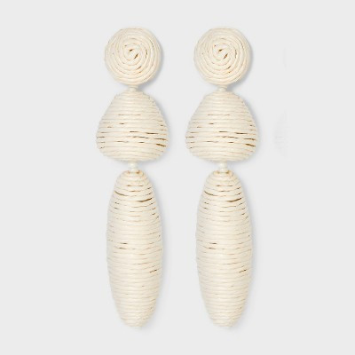 SUGARFIX by BaubleBar Threaded Statement Drop Earrings | Target