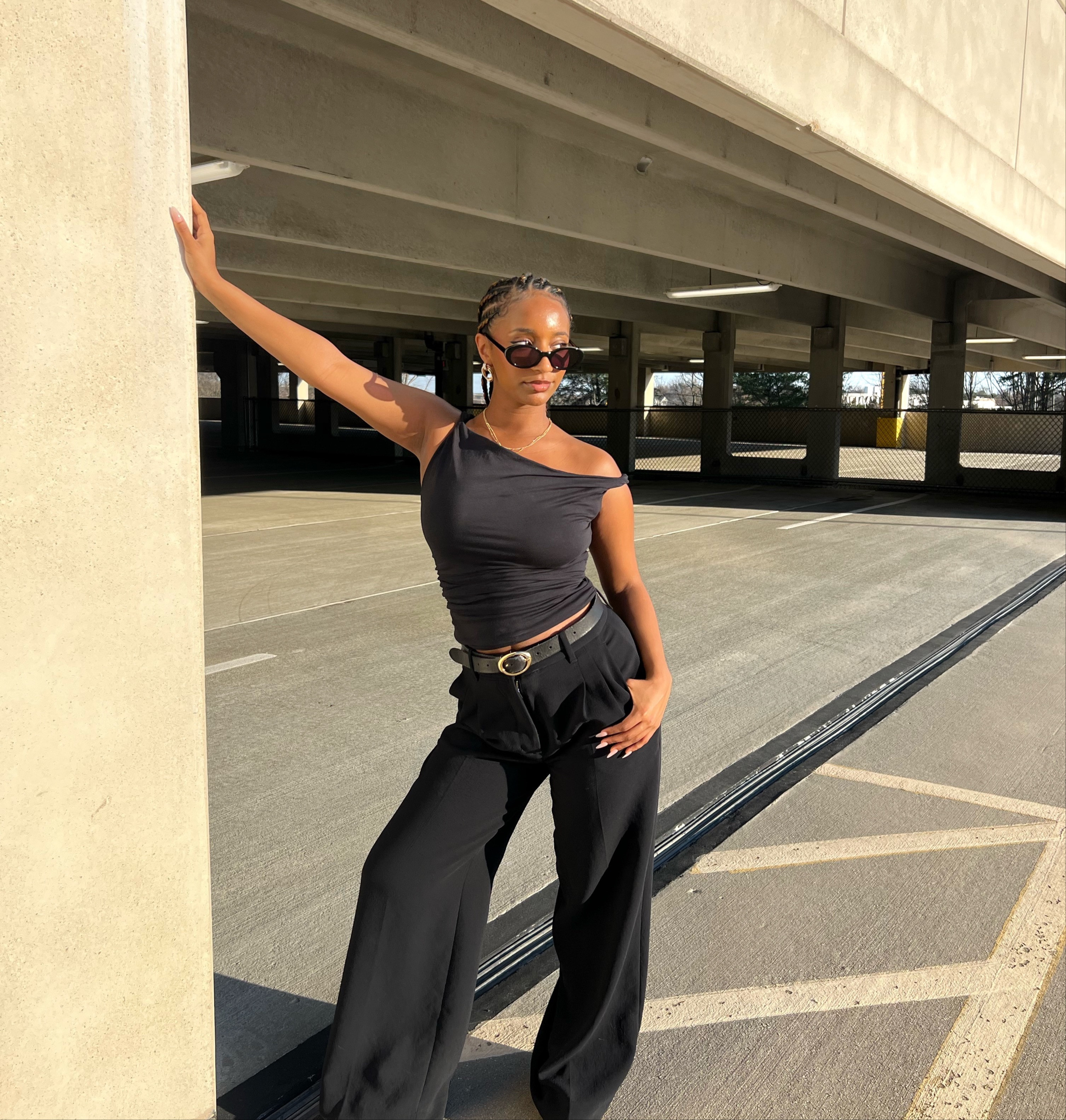 all black outfit 

 