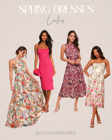 Check out this collection of spring dresses from Lulus. They're perfect for brunch dates or for your next vacation trip!
#weddingguest #wardroberefresh #traveloutfit #resortwear

#LTKSeasonal #LTKstyletip #LTKtravel