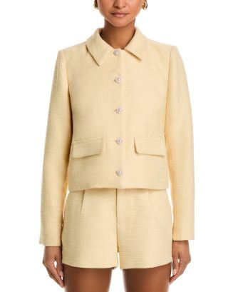AQUA Tweed Jacket - Exclusive  | Bloomingdale's Women | Bloomingdale's (US)