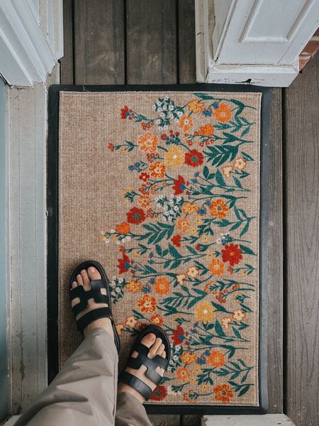 Ruggable Birthday Sale, 20% off site wide!  This floral doormat is washable and interchangeable with other ruggable doormats! 

Also linked my black, Amazon sandals that are super lightweight, waterproof, and contour to your foot! 

#LTKHome #LTKSummerSales #LTKShoeCrush