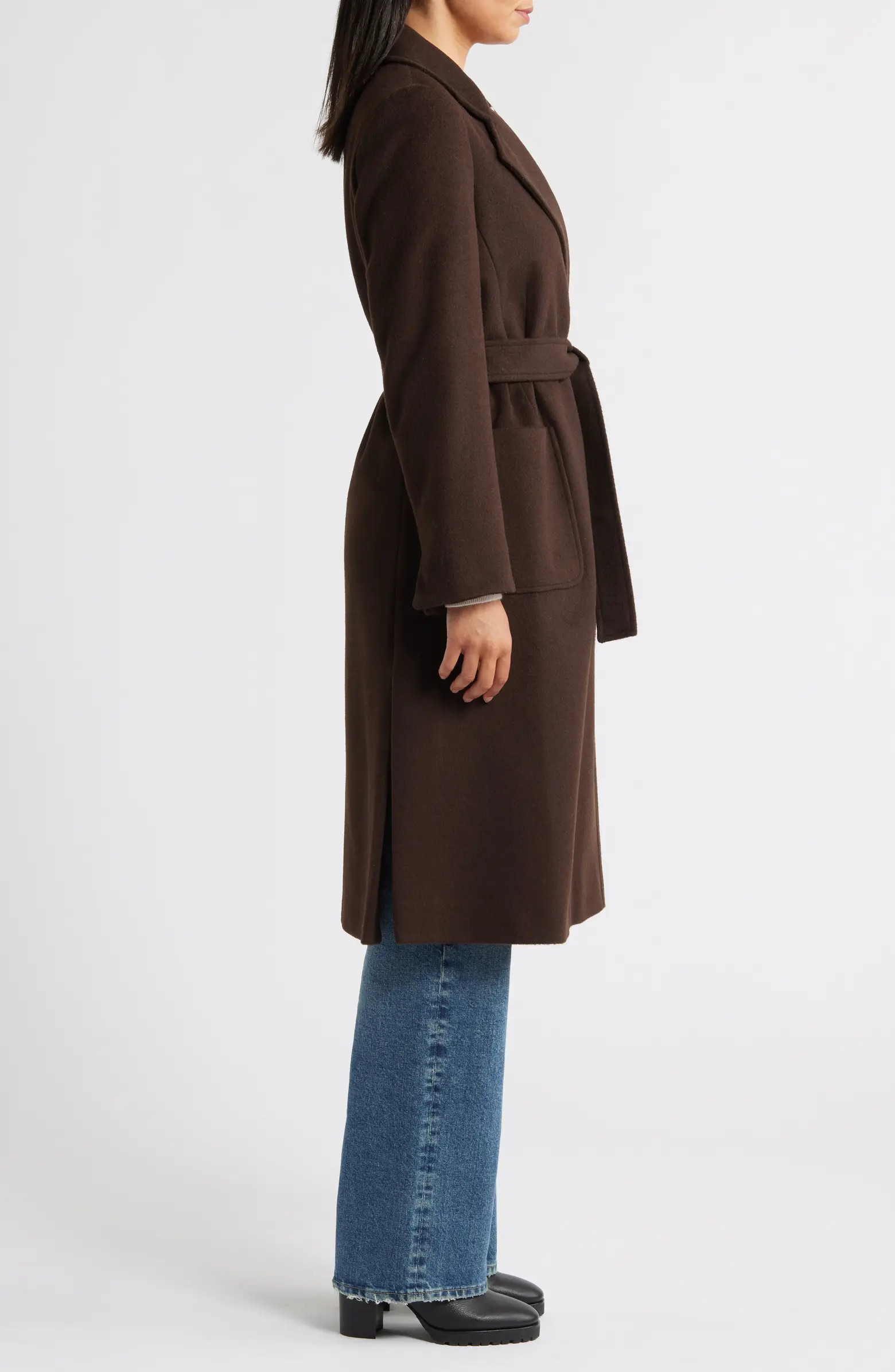 Longline Wrap Coat | Nordstrom
