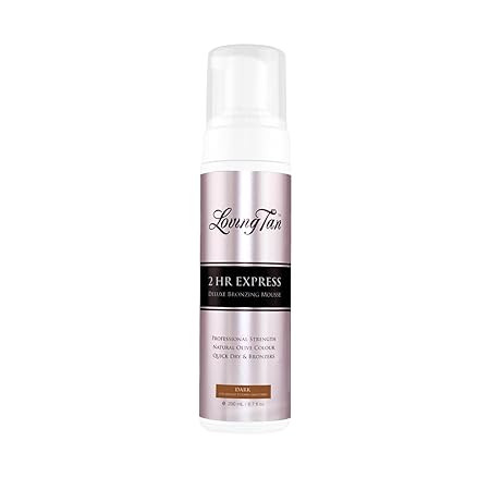 Loving Tan 2 HR Express Self Tanning Mousse, Dark - Streak Free, Natural, Professional Quality - ... | Amazon (US)