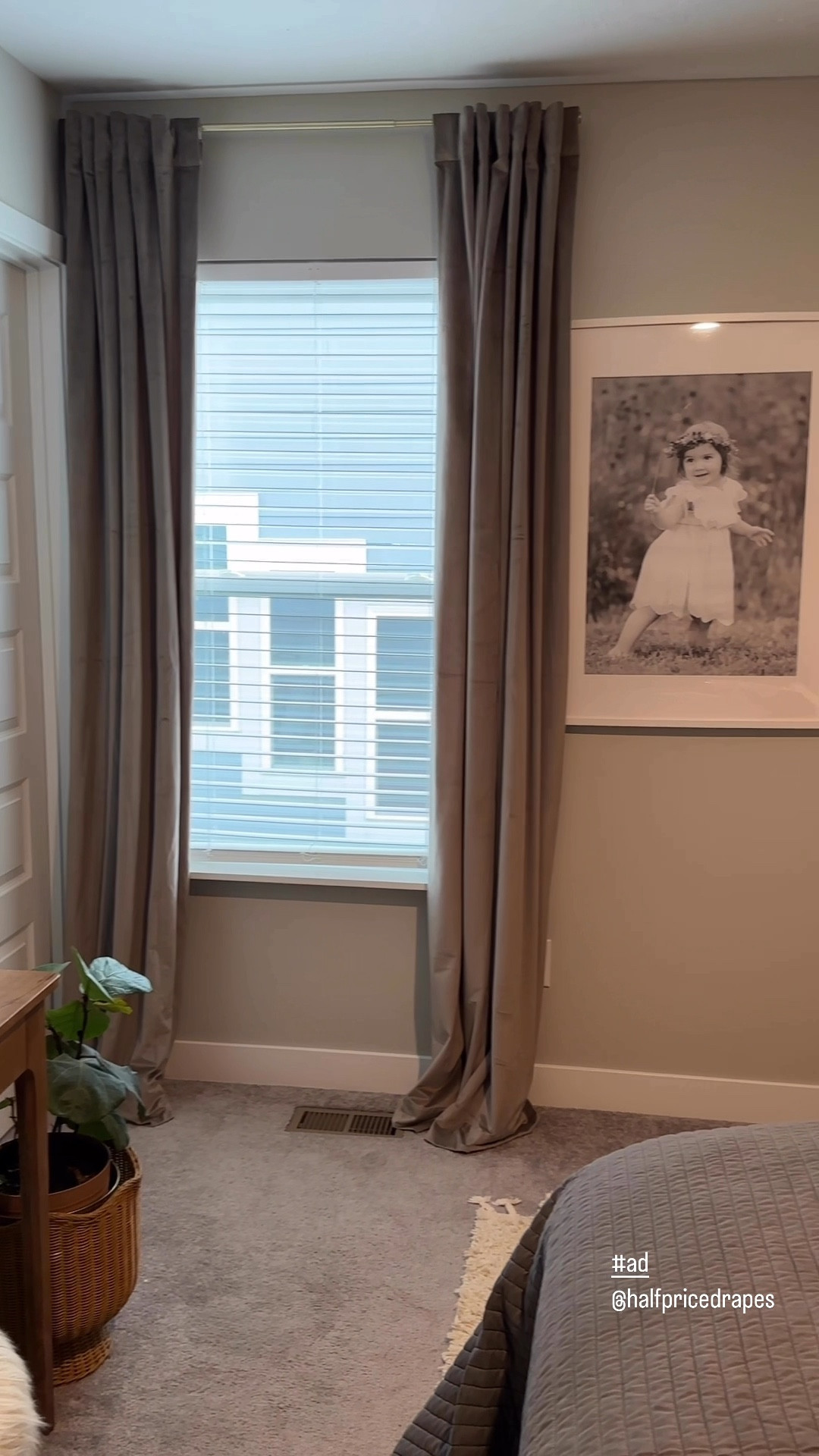 I knew I wanted something that felt luxurious for curtains and these velvet drapes in taupe from @halfpricedrapes were the perfect find!  The weight is amazing!  They are so buttery soft and feel so expensive!  Plus the fact that they are black out makes them perfect for when we have guests that want to sleep in!  These gorgeous curtains just leveled up this room and I love working in it now!  
#ad #guestrooms #feelsexpensive #luxuriousdecorfind #HBDAtHome 
#curtains #halfpricedrapes

#LTKSeasonal #LTKHome #LTKFindsUnder100