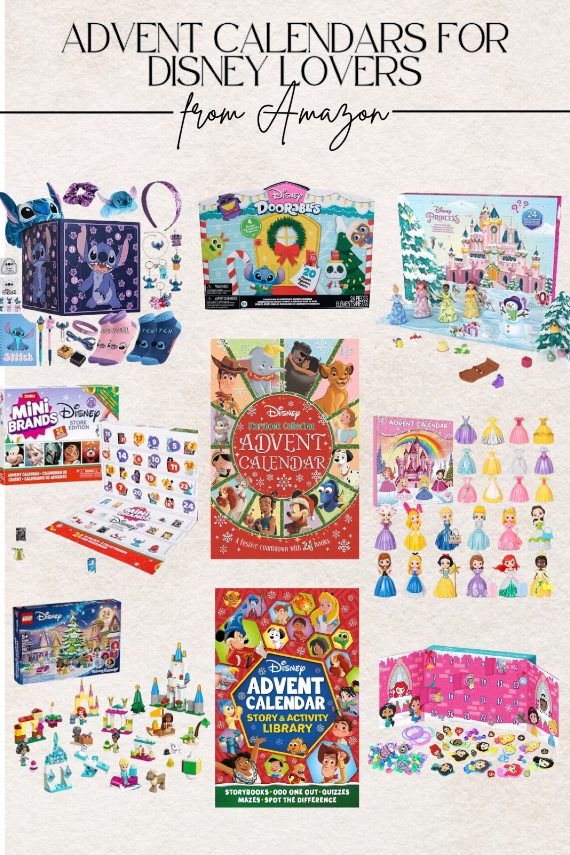 Found these fun Disney advent calendars for kids while browsing on Amazon. Check my page for other advent calendar options for young girls! 🎄

#LTKHoliday #LTKGiftGuide #LTKKids