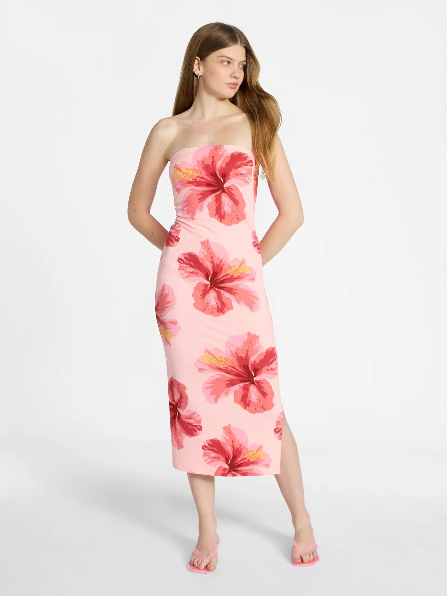 No Boundaries Tube Maxi Dress, Women's XXS-XXL - Walmart.com | Walmart (US)