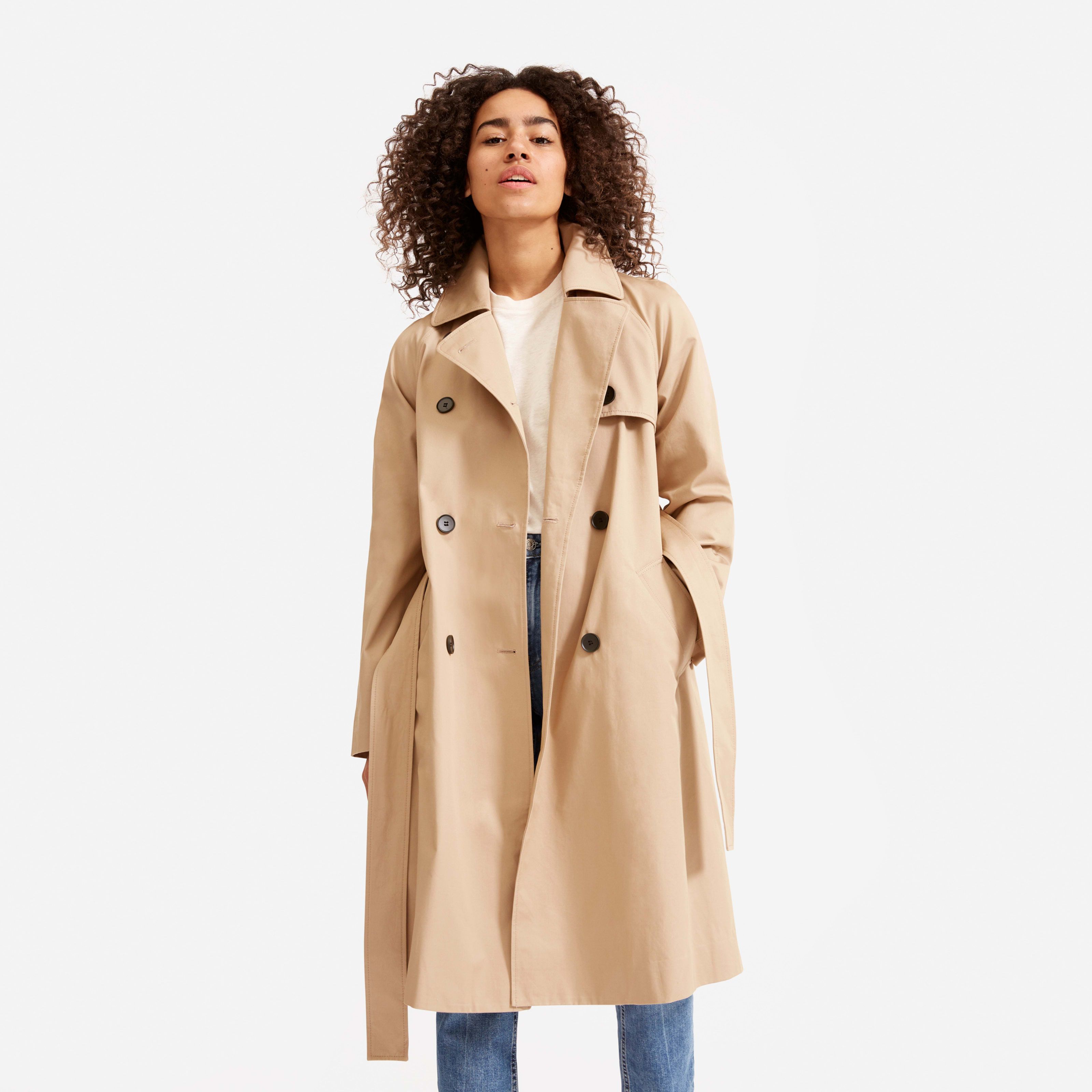 Women's Modern Trench Coat by Everlane in Khaki, Size XL | Everlane