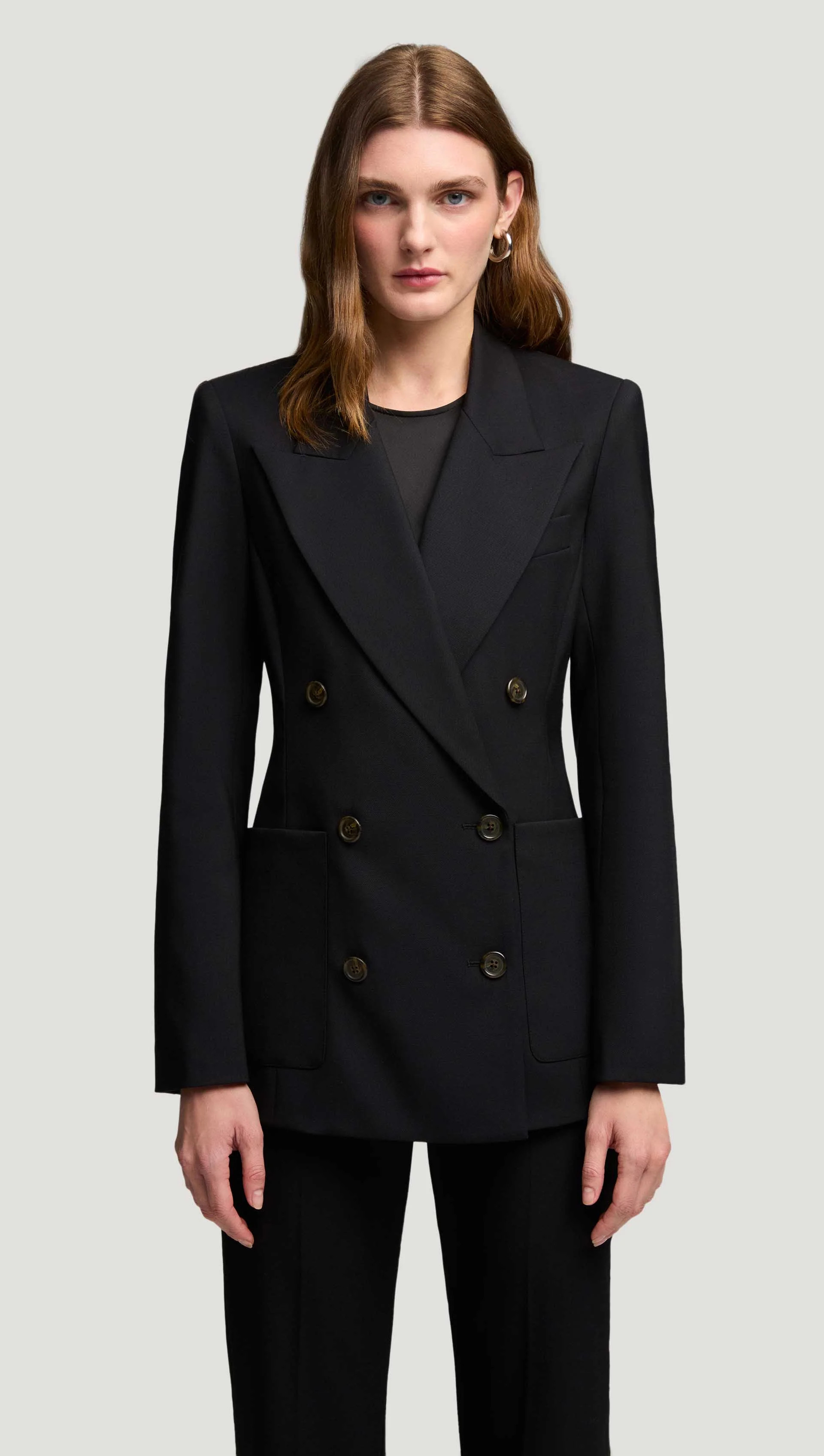 Chelsea Blazer in Seasonless Wool | Women's Blazers | Argent | Argent