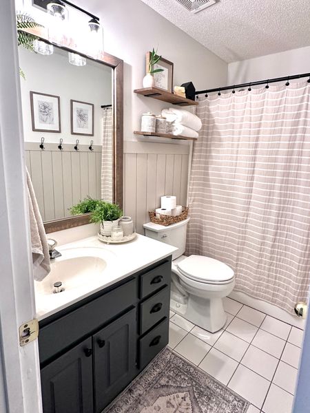 Modern farmhouse bathroom inspiration!  Budget friendly products. 

#LTKHome #LTKSaleAlert
