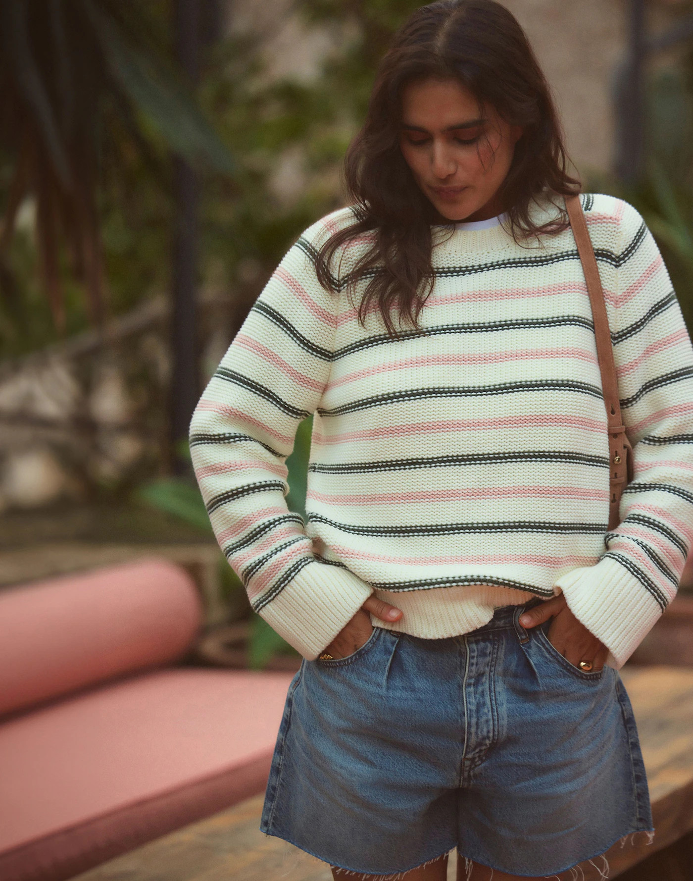 Pleated Low-Slung Denim Shorts | Madewell | Madewell