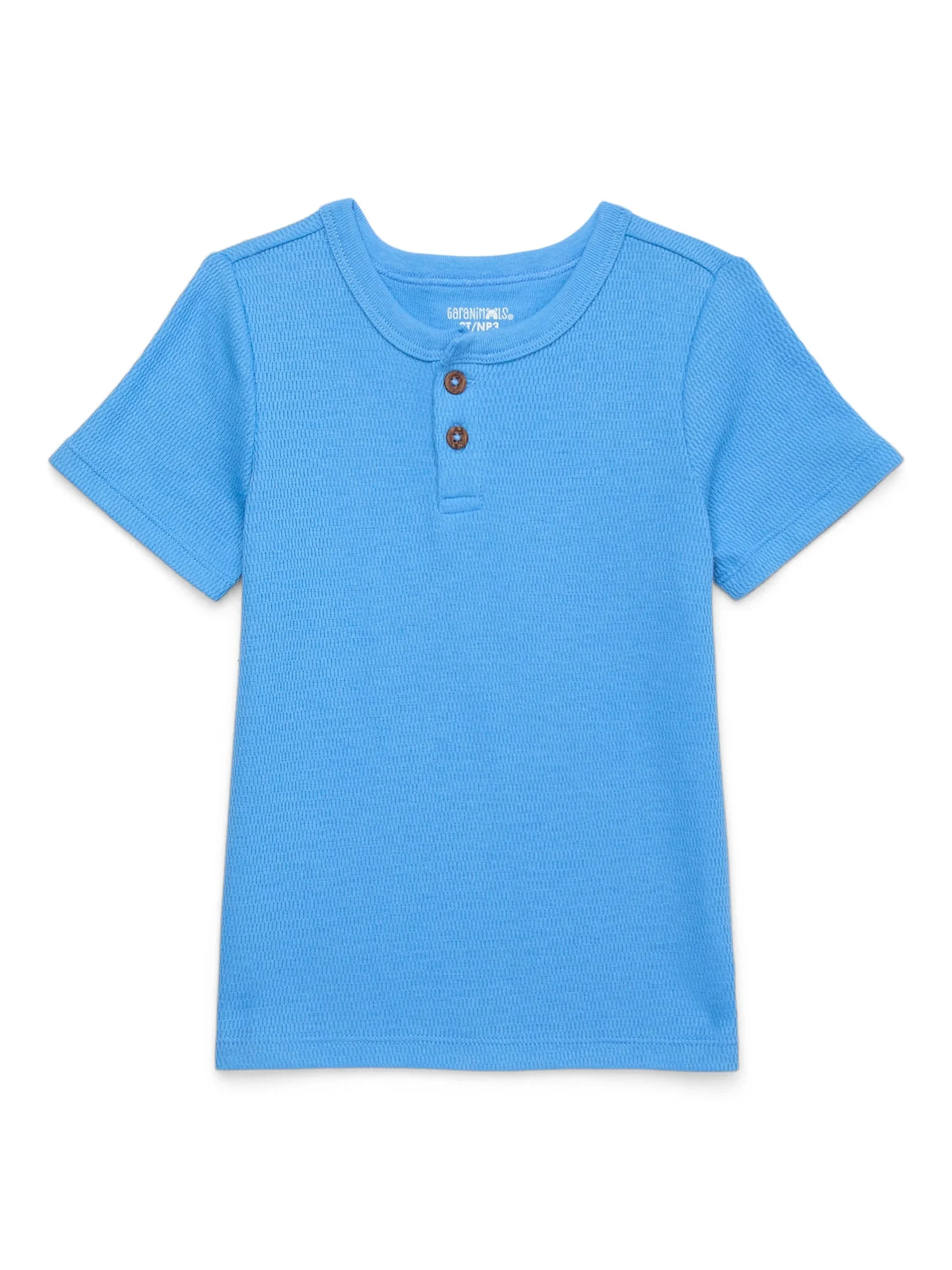 Garanimals Toddler Boy Short Sleeve Mesh Henley T-Shirt, Sizes 18M-5T | Walmart (US)