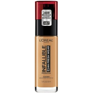 L'Oreal Paris Infallible 24 Hour Fresh Wear Lightweight Foundation, 487 | CVS Health