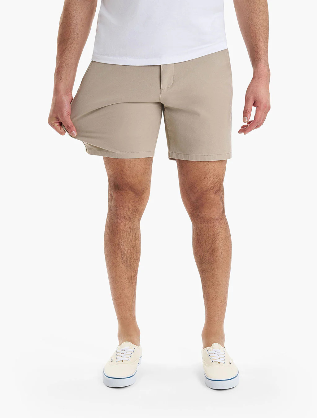 Jakes Classic Stretch Khaki Chino Shorts for Men | Stretch Casual Shorts | Mugsy Jeans | Mugsy Jeans