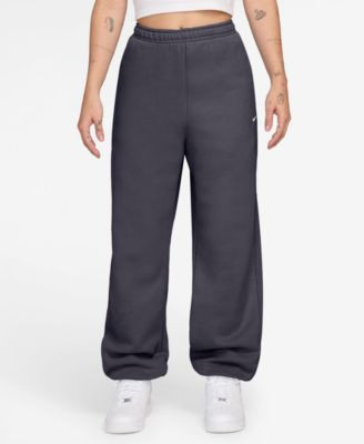 Women's Studio Fleece High-Waisted Pants | Macy's