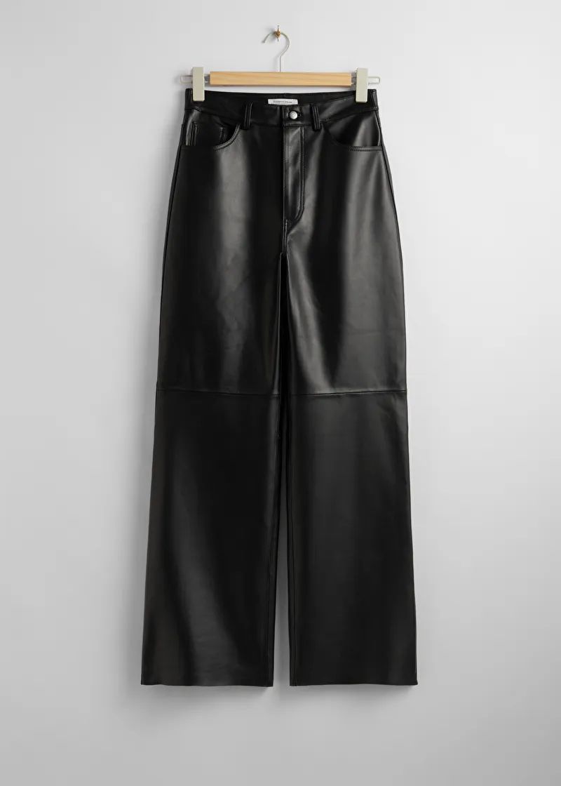 Straight Leather Trousers | & Other Stories (EU + UK)