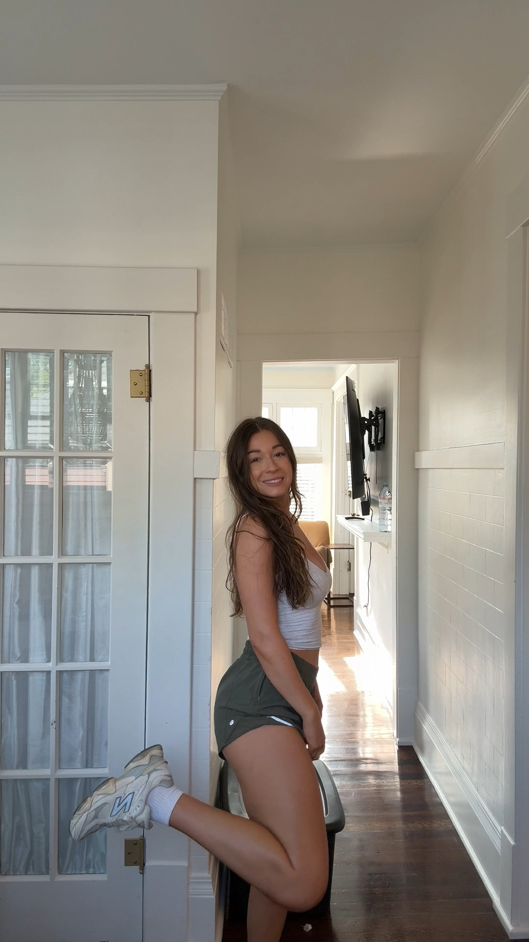 xs tank
size 6 shorts
true to size shoes 