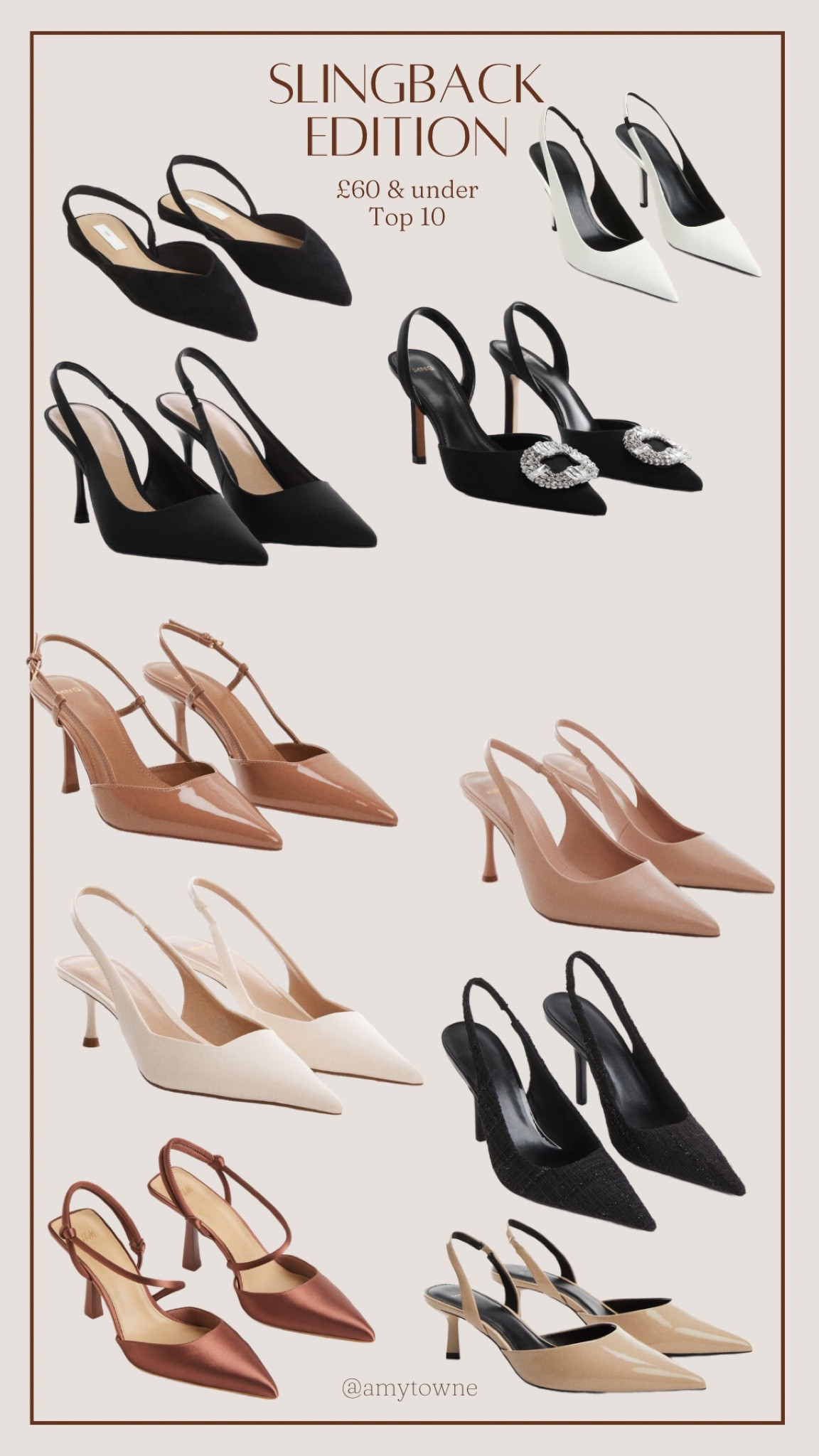MICIFA Slingback Heels for … curated on LTK