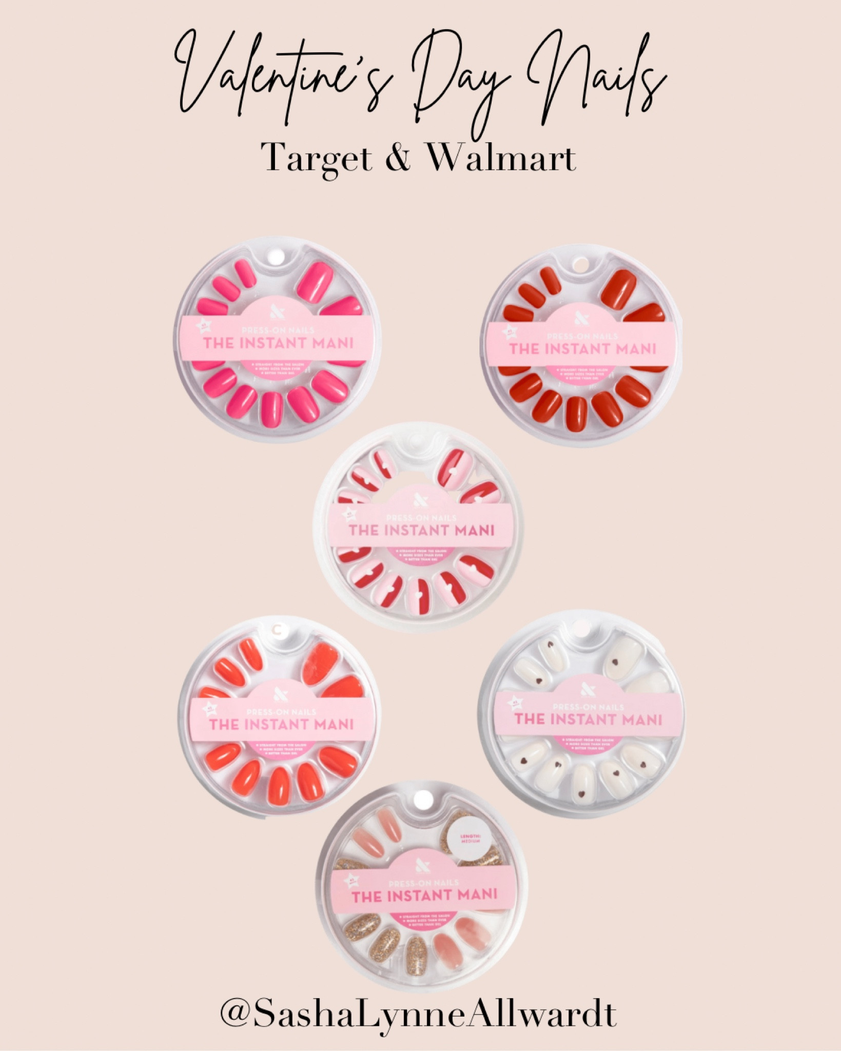 Valentine’s Day nails from Olive & June at Target & Walmart💅🏻💌
#target #targetstyle #walmart #olive&june #manicureathome #valentinesday #valentinesdaystyle #valentinesdaynails

#LTKbeauty #LTKSeasonal #LTKstyletip