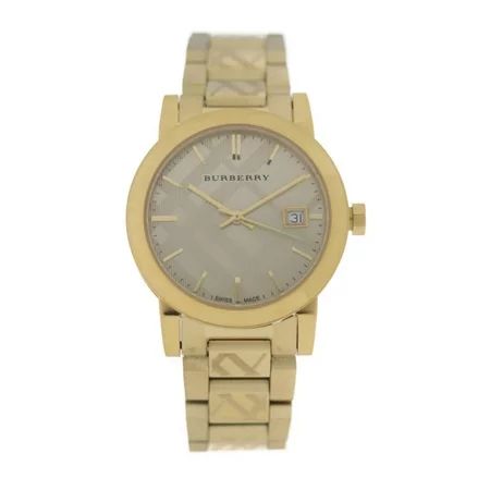 Authenticated Used BURBERRY Burberry THE CITY watch BU9145 stainless steel gold | Walmart (US)