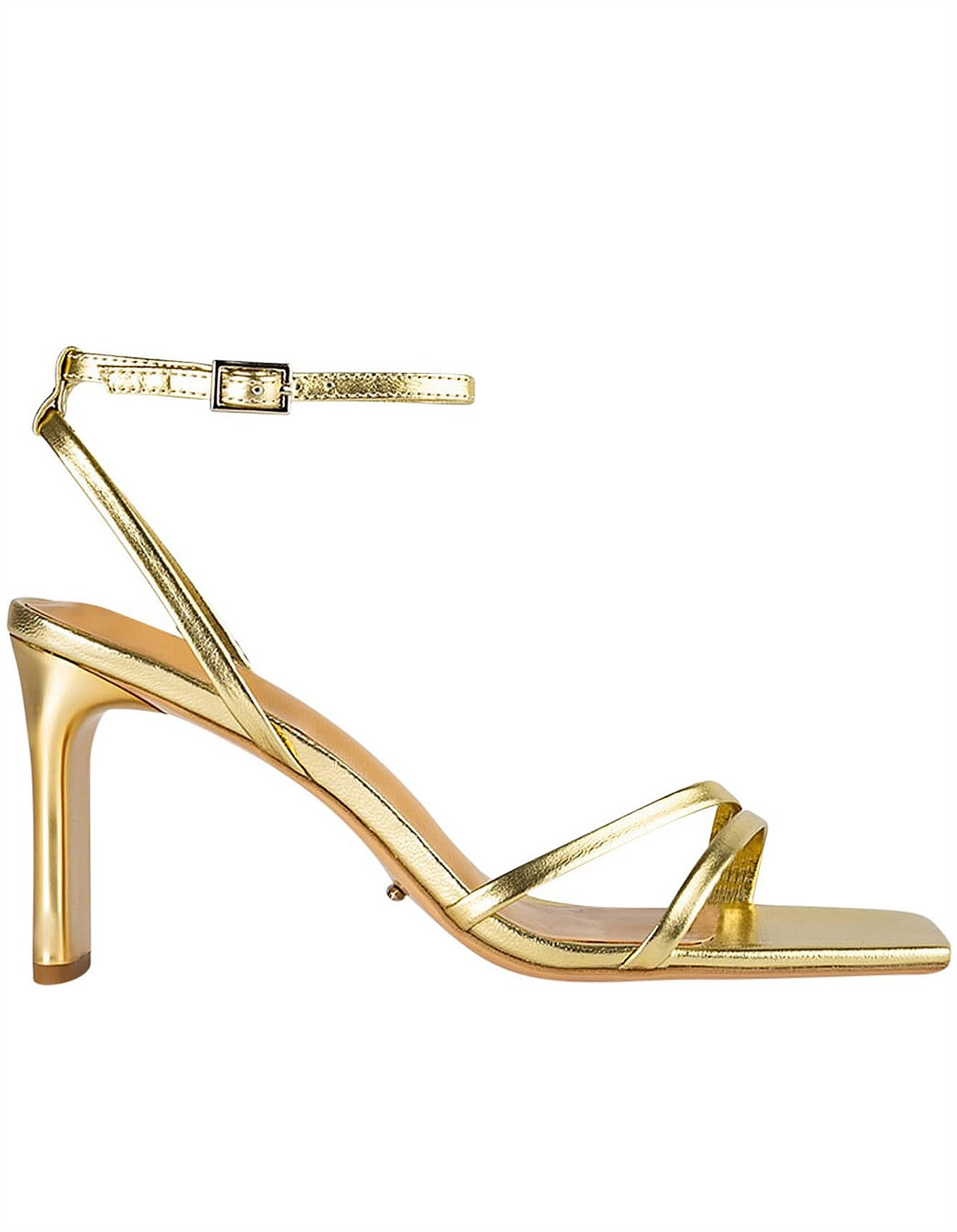 Corso Gold Nappa Metallic Heels | David Jones (Australia & New Zealand)