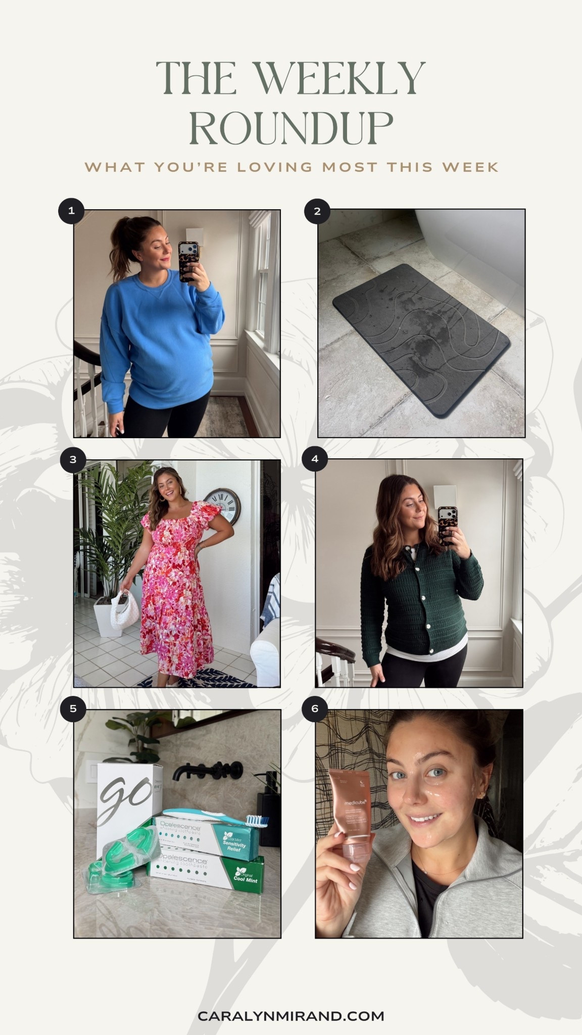 Your most loved of the week! Wearing size 1X in blue crewneck (use CARALYN15 at Spanx), XL in pink dress & green cardigan. 

#LTKHome #LTKSpringSale #LTKBeauty