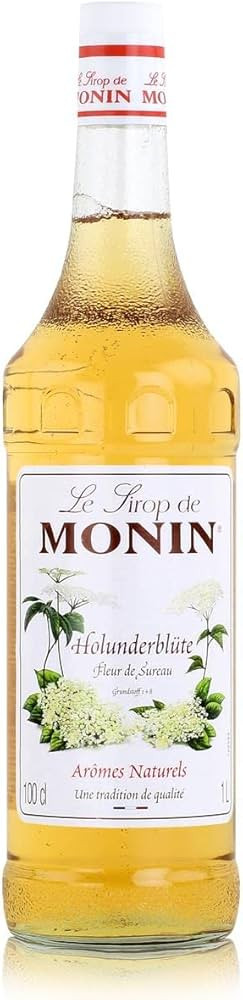 Monin Sirup Holunderblüte (1 x 1,0l) - für Cocktails - Limonaden - Desserts und Getränke - Hol... | Amazon (DE)