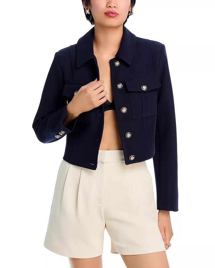 Cropped Military Jacket | Bloomingdale's (US)