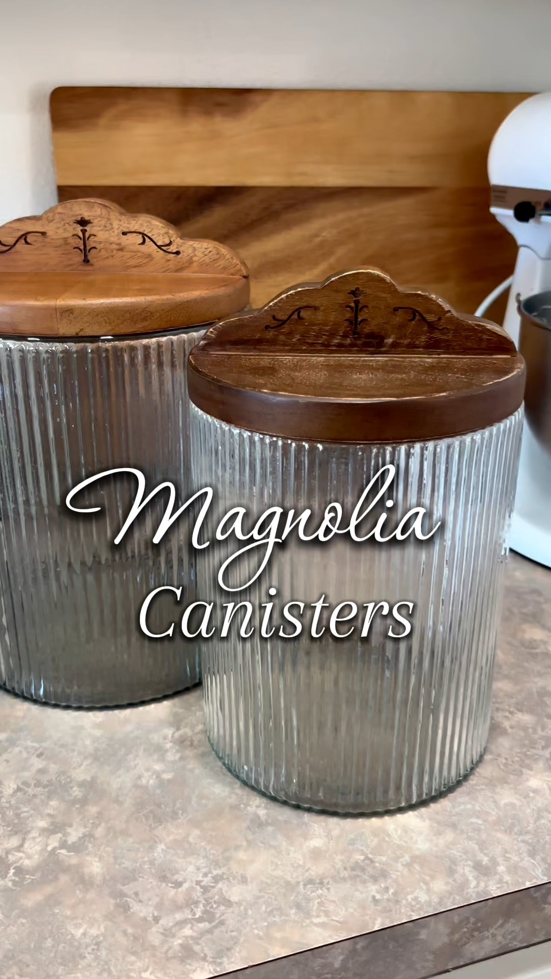 I have been eyeing these canisters from Magnolia!

#LTKSeasonal #LTKHome #LTKFindsUnder50