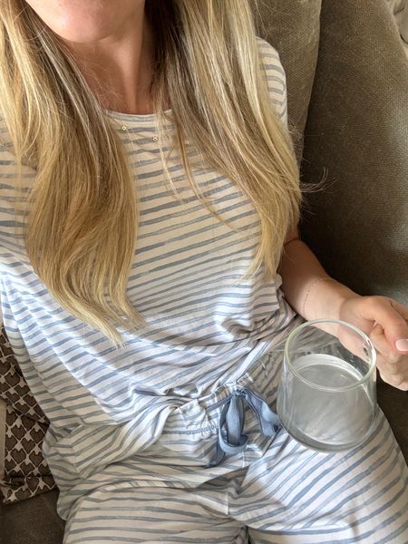 New Lake Pajamas for spring! These are so lightweight and bouncy. Feels like you’re sleeping in silk. Ahh 🤍 I love!! I size up in their pajamas to medium for me and size up for my toddler. They are made to shrink upon first wash & I also like my pj’s roomy! 

#LTKfamily #LTKSeasonal