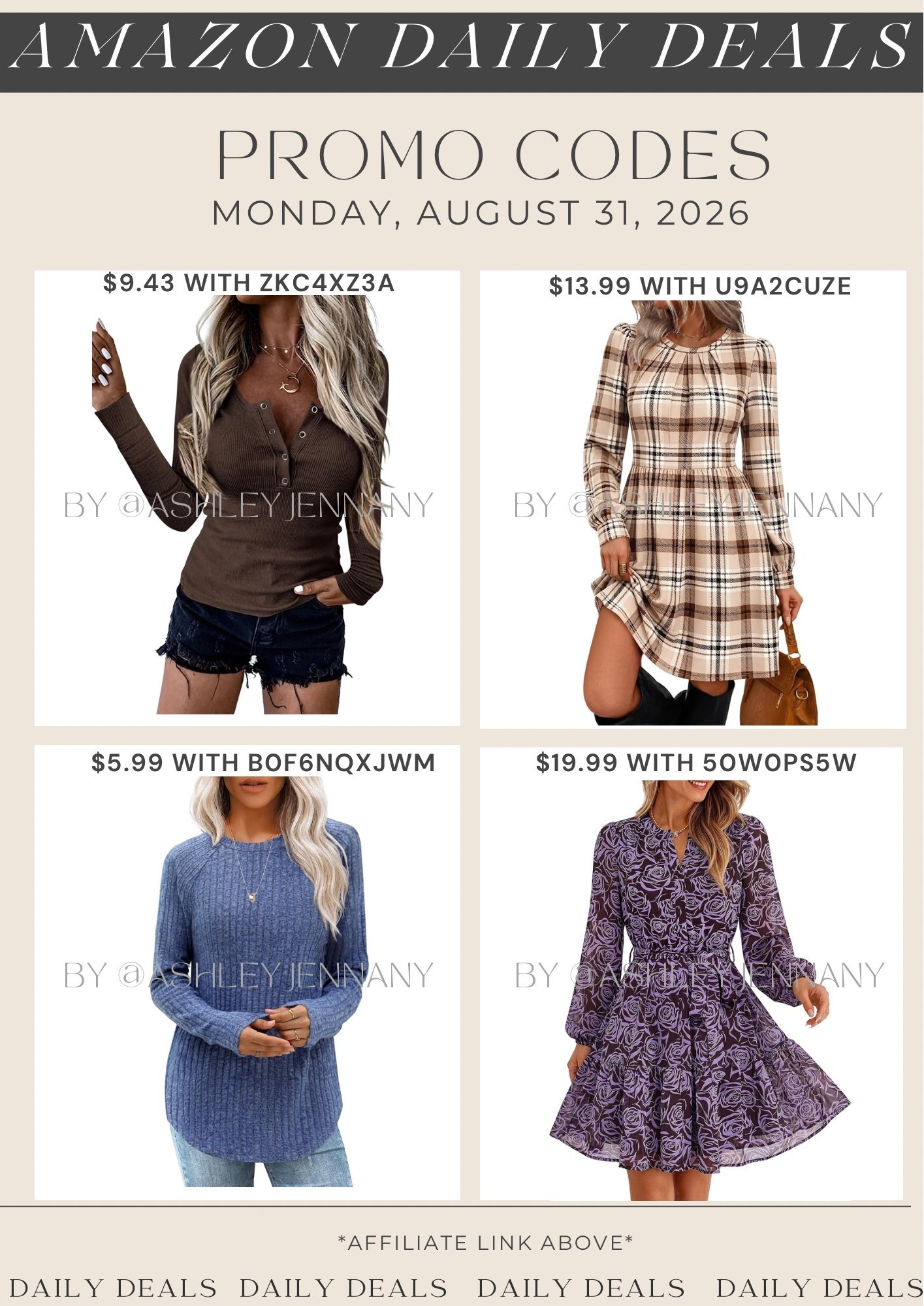 Amazon deals

#LTKMidsize #LTKSaleAlert #LTKSeasonal