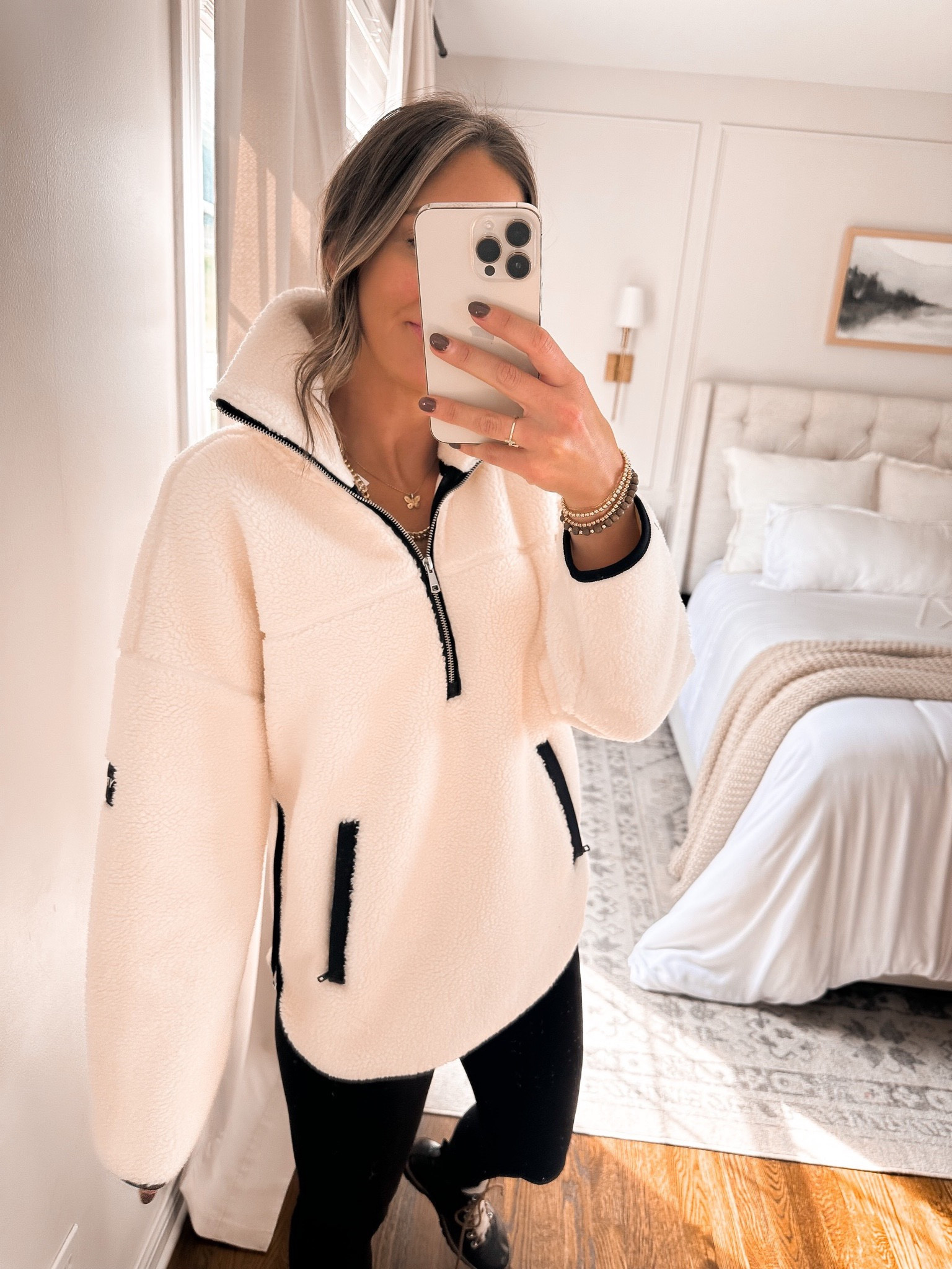 The COZIEST Sherpa pullover that will keep you warm all winter long! I have true to size small. 

#LTKsalealert #LTKstyletip #LTKSeasonal