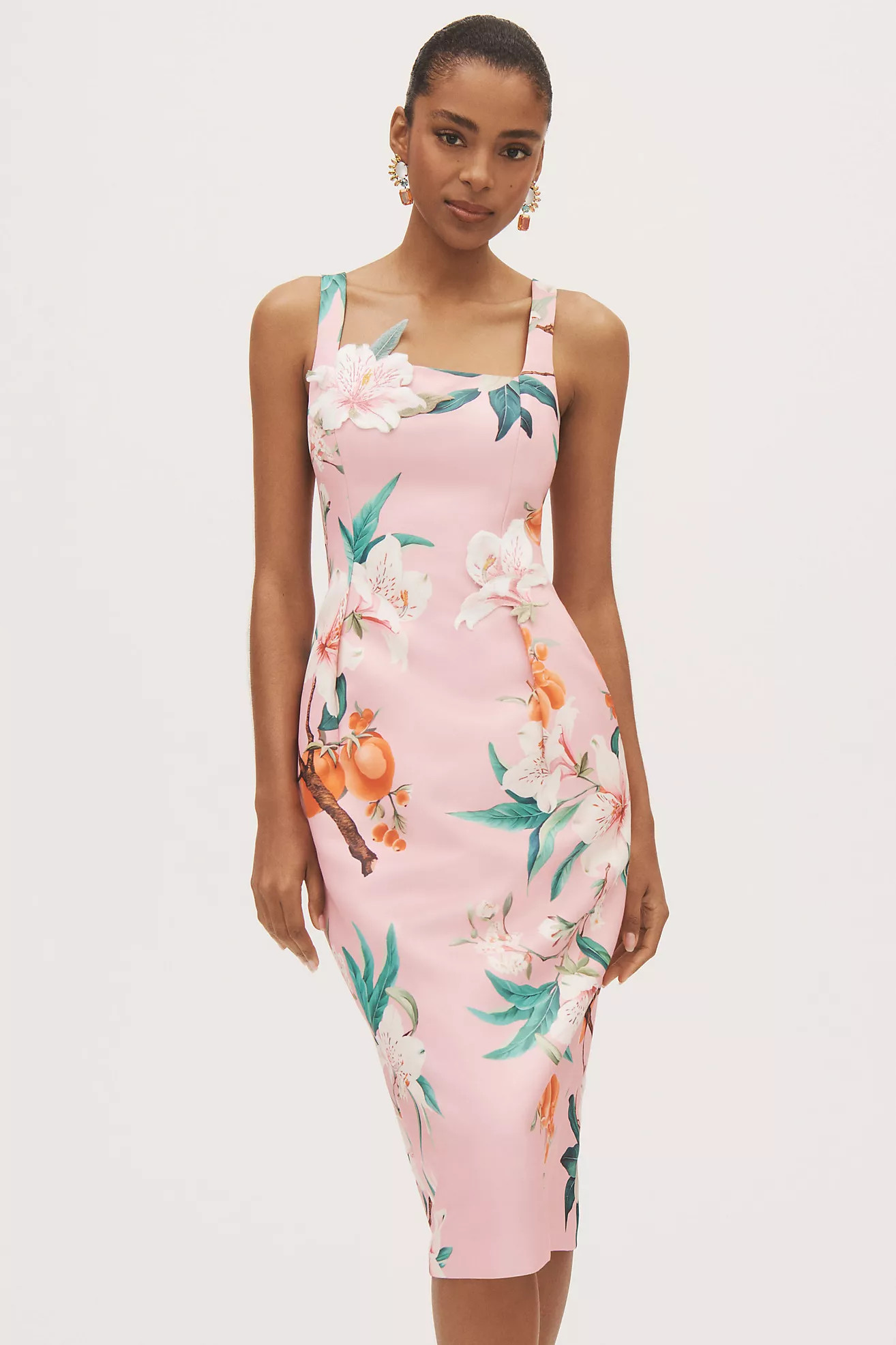 LEO LIN Larissa Printed Midi Dress | Anthropologie (US)