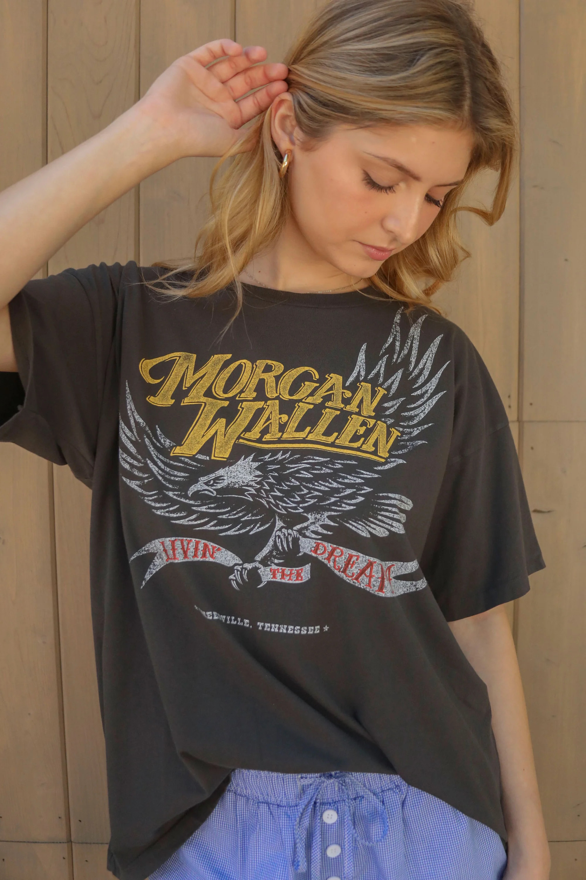 daydreamer: morgan wallen livin' the dream merch tee | RIFFRAFF
