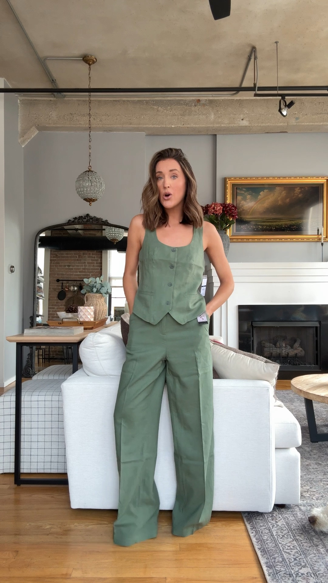 Affordable linen set comes in several colors. Make sure you size down in both pieces! Would be great mix and match pieces for a vacation 

#LTKFindsUnder50 #LTKTravel #LTKWatchNow