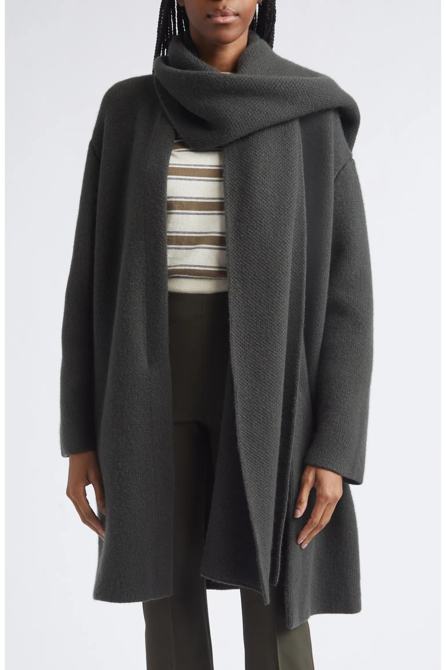 Draped Wool Blend Car Coat (Women) | Nordstrom | Nordstrom