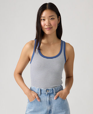 Women's Slim-Fit Crew Neck Tank Top | Macy's