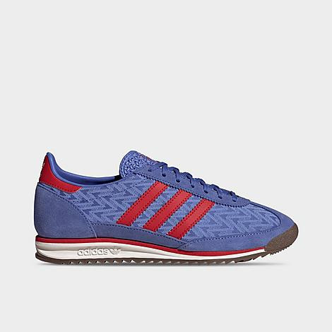 adidas Women's Originals SL 72 OG Casual Shoes in Real Lilac/Better Scarlet/Off White Size: 7.5 | Finish Line (US)
