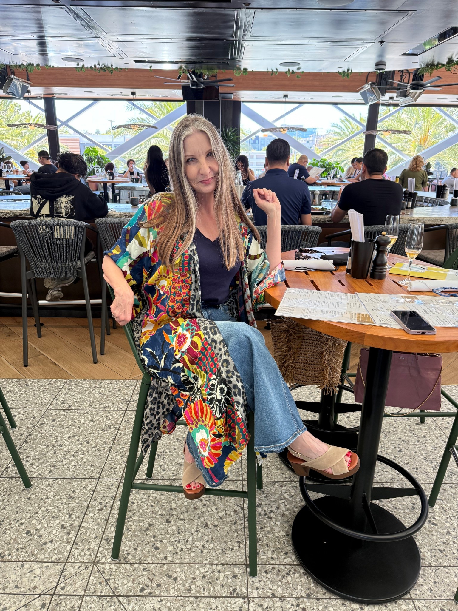 Spring boho chic. #kimono #duster #clogs #styleover40

#LTKSeasonal #LTKOver40 #LTKMidsize