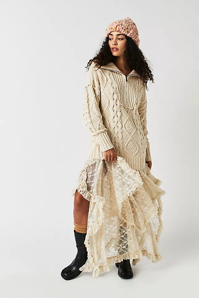 Driftwood Cable Polo | Free People (Global - UK&FR Excluded)