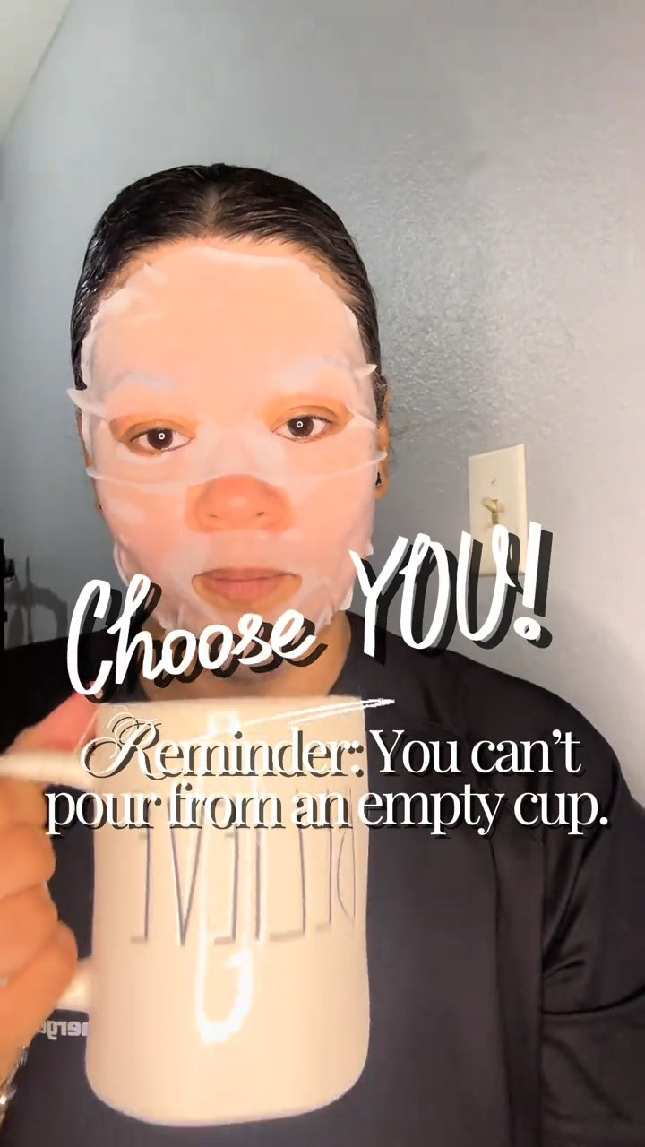 Friendly reminder: you can't pour from an empty cup. ☕️✨
Taking 10 minutes for a face mask, a hot cup of coffee, and a moment of peace isn't selfish—it's necessary.
As women in our 40s and beyond, we're often taking care of everyone else. Don't forget to take care of YOU, too.

#LTKgrwm #LTKmorningroutine #LTKselfcare