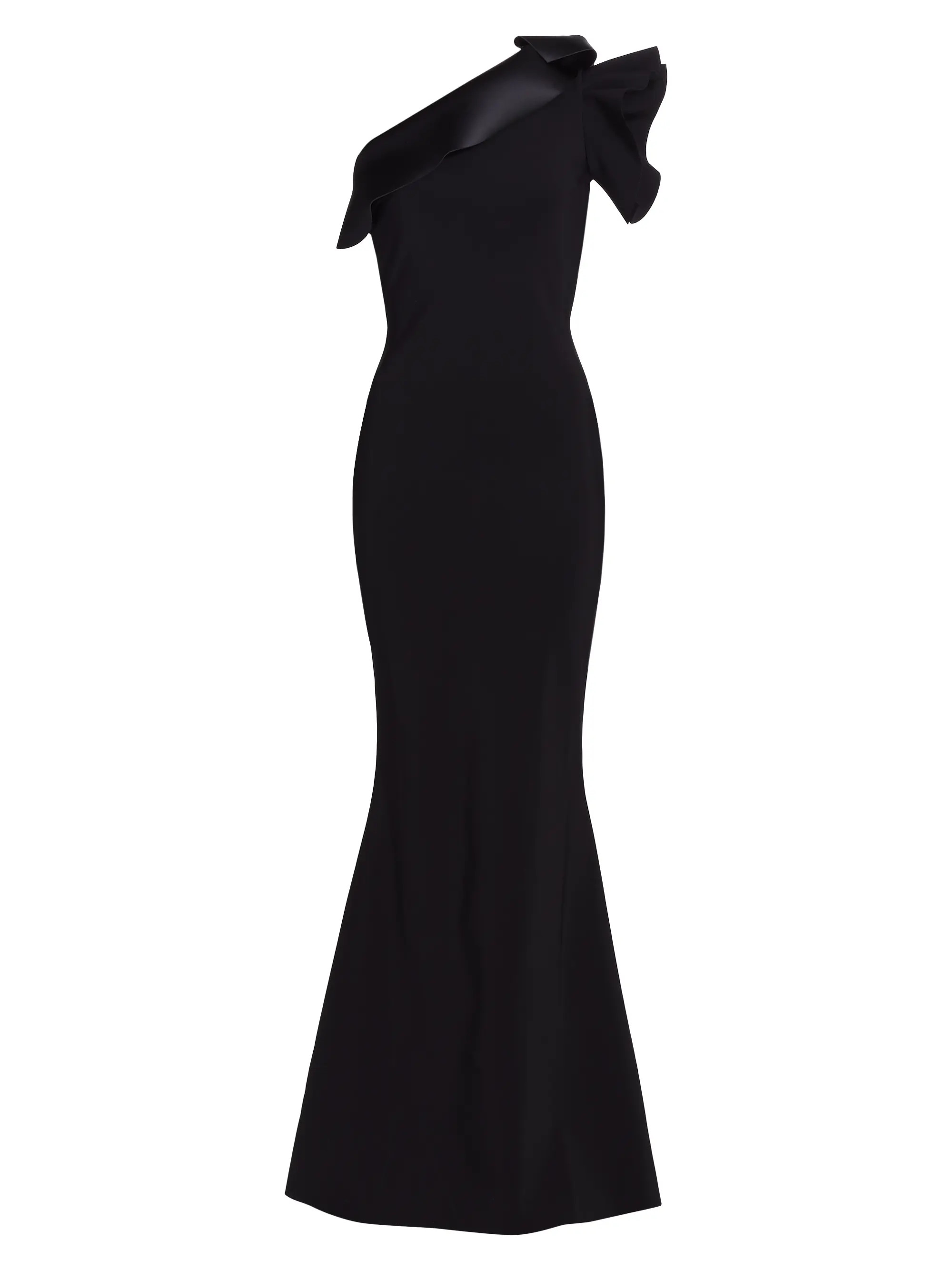 Chiara Boni La Petite Robe Kika Ra Ruffled One-Shoulder Trumpet Gown | Saks Fifth Avenue | Saks Fifth Avenue