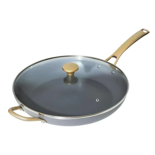 Beautiful 13" Covered Fry Pan, Grey Smoke | Walmart (US)