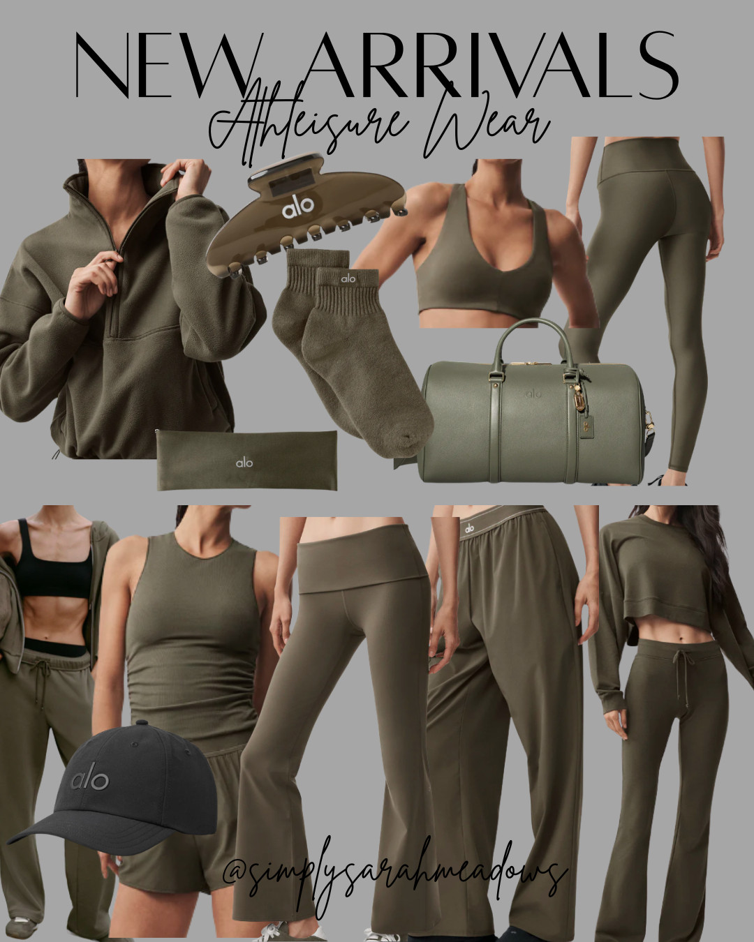 Obsessed is an understatement! This new athleisure drop is EVERYTHING. The olive tone is flattering, the sets are buttery soft, and the fit is chef's kiss. Perfect for school drip-off, errands, workouts, or just looking put together while staying comfy. The matching accessories make it feel so elevated. #LTKActive #LTKFit #AthleisureStyle #EverydayChic #MomStyle #SetStyle 

 #LTKActive #LTKU #LTKOver40